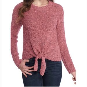 Mossy Tie front Sweater